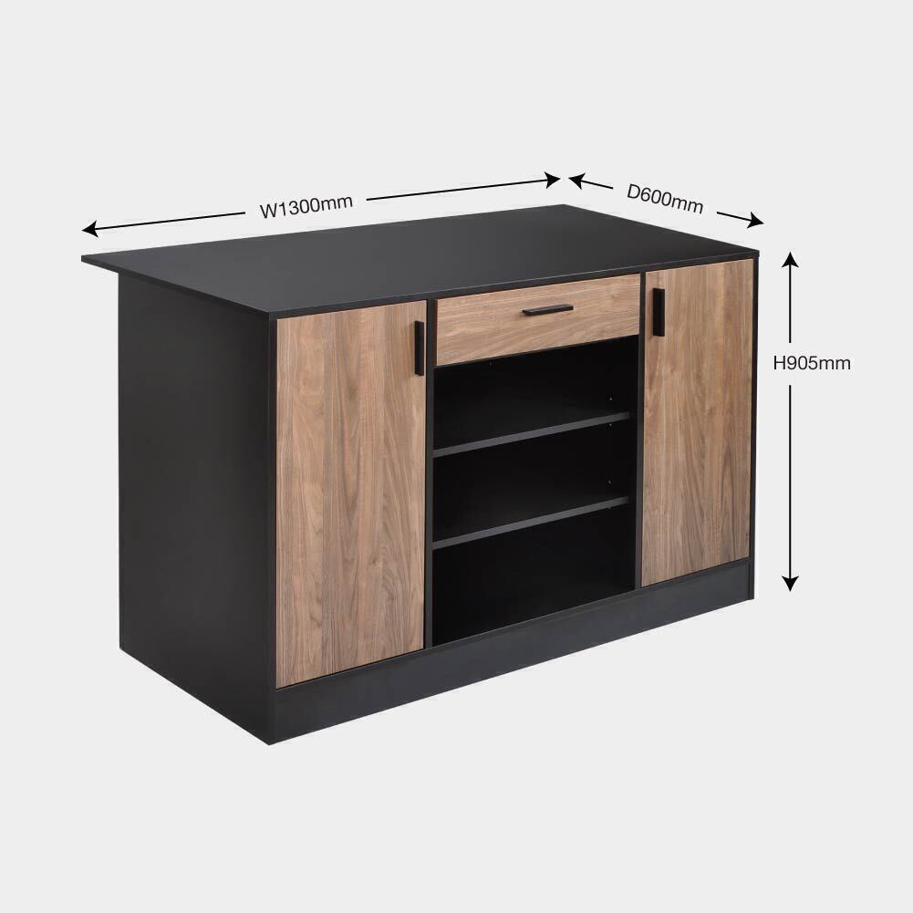 Roven Island Table For Dry Kitchen Area (IT1300-B+AP)