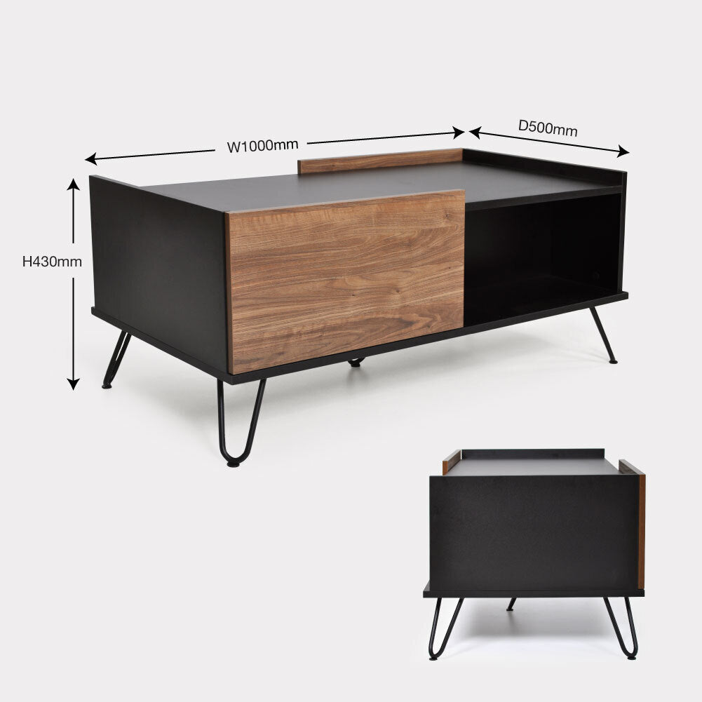 Roven Coffee Table (CT1000-B+AP)