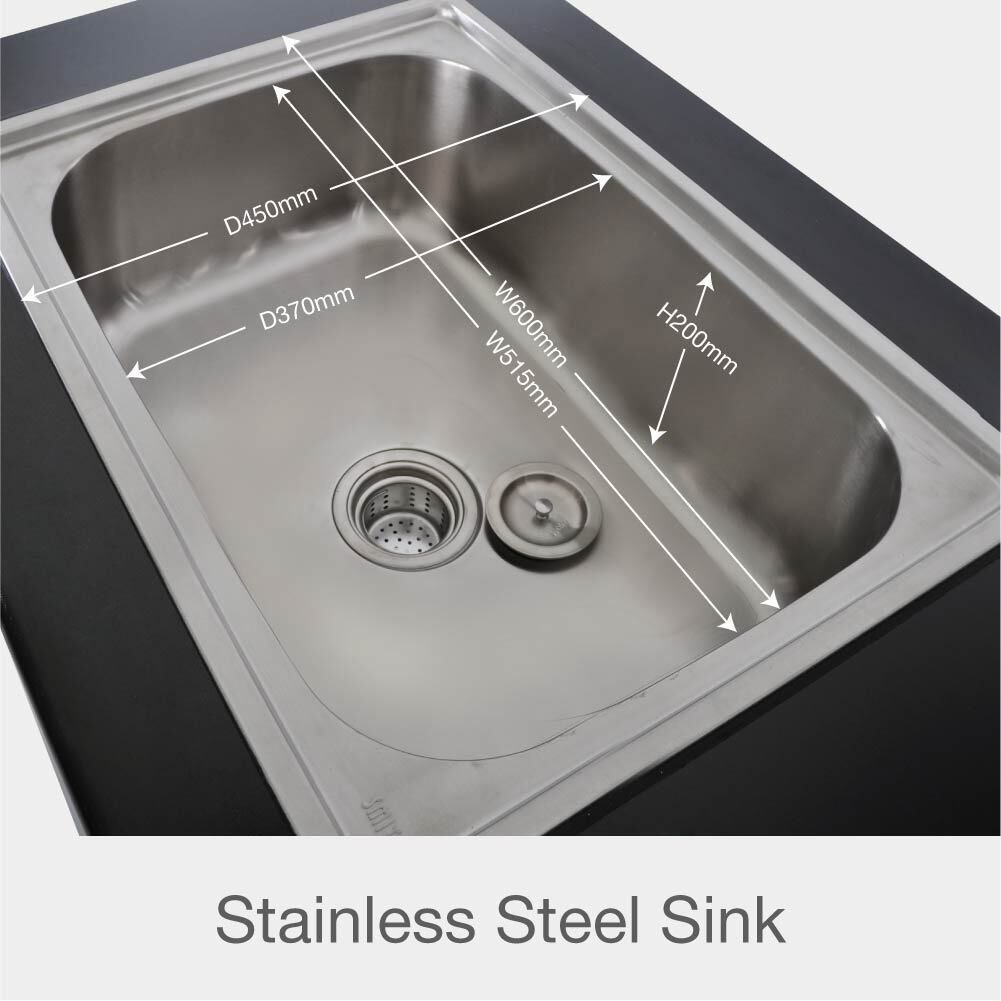 Roven Kitchen Cabinet Sink Base Unit (KC901S-B+AP-With Sink)