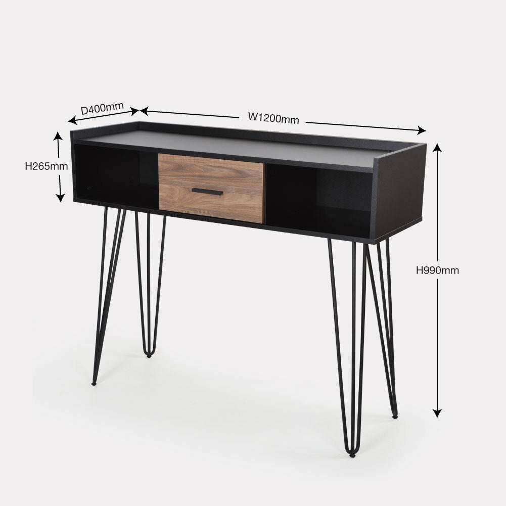 Roven Console Table (CL1200-B+AP&DT1201)