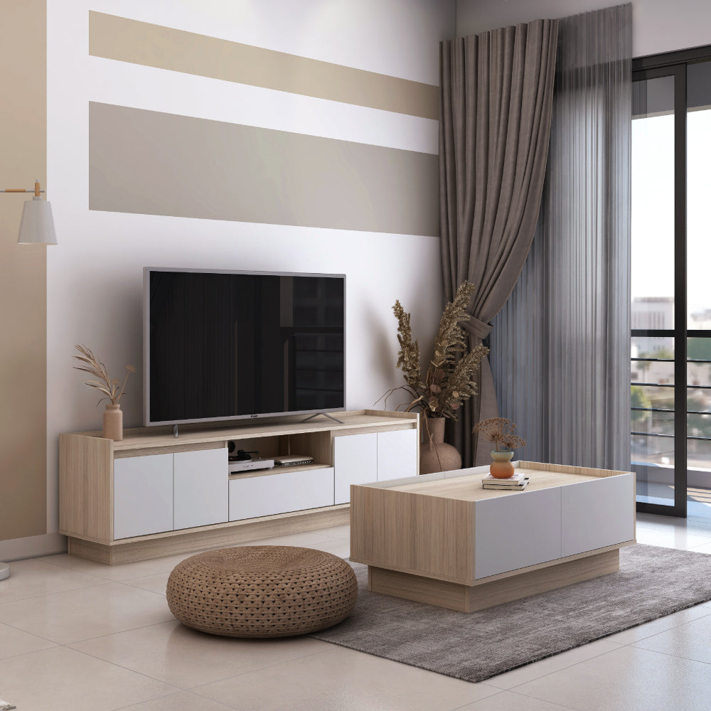 Elmo Coffee Table (CT2012-W+MW3806)