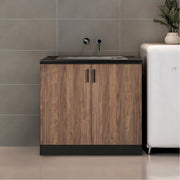 Roven Kitchen Cabinet Sink Base Unit (KC901S-B+AP-With Sink)